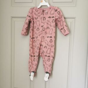 3/$10 simple joys fleece sleeper size 3-6 m